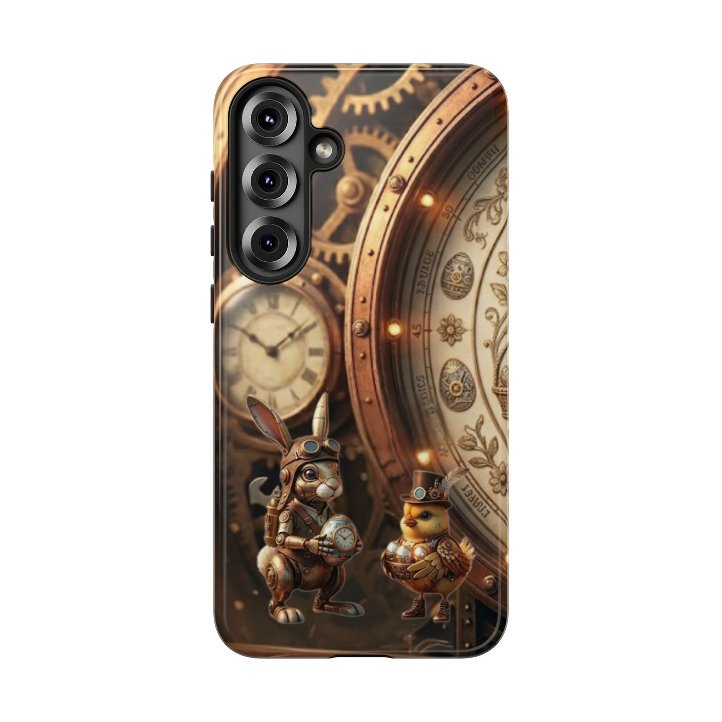 Protective Phone Case – Clockwork Cottontail