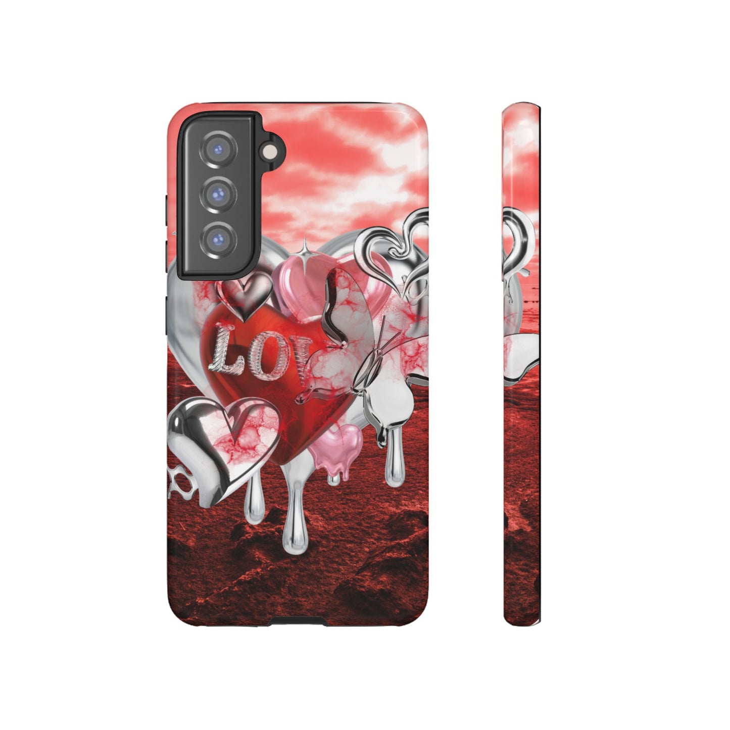Protective Phone Case – Chrome Love