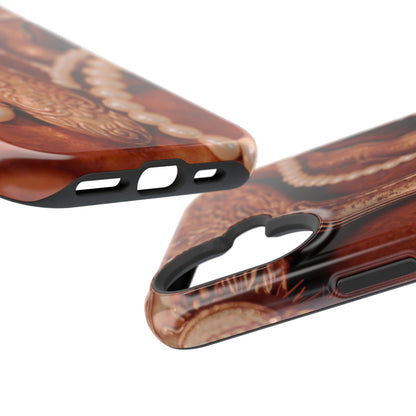 Wireless-Charging Compatible Case – Bronze Vanity