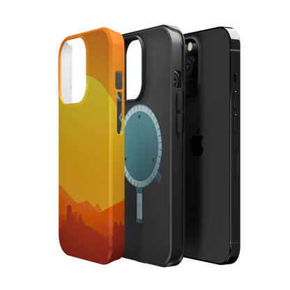 Wireless-Charging Compatible Case – Desert Sunrise