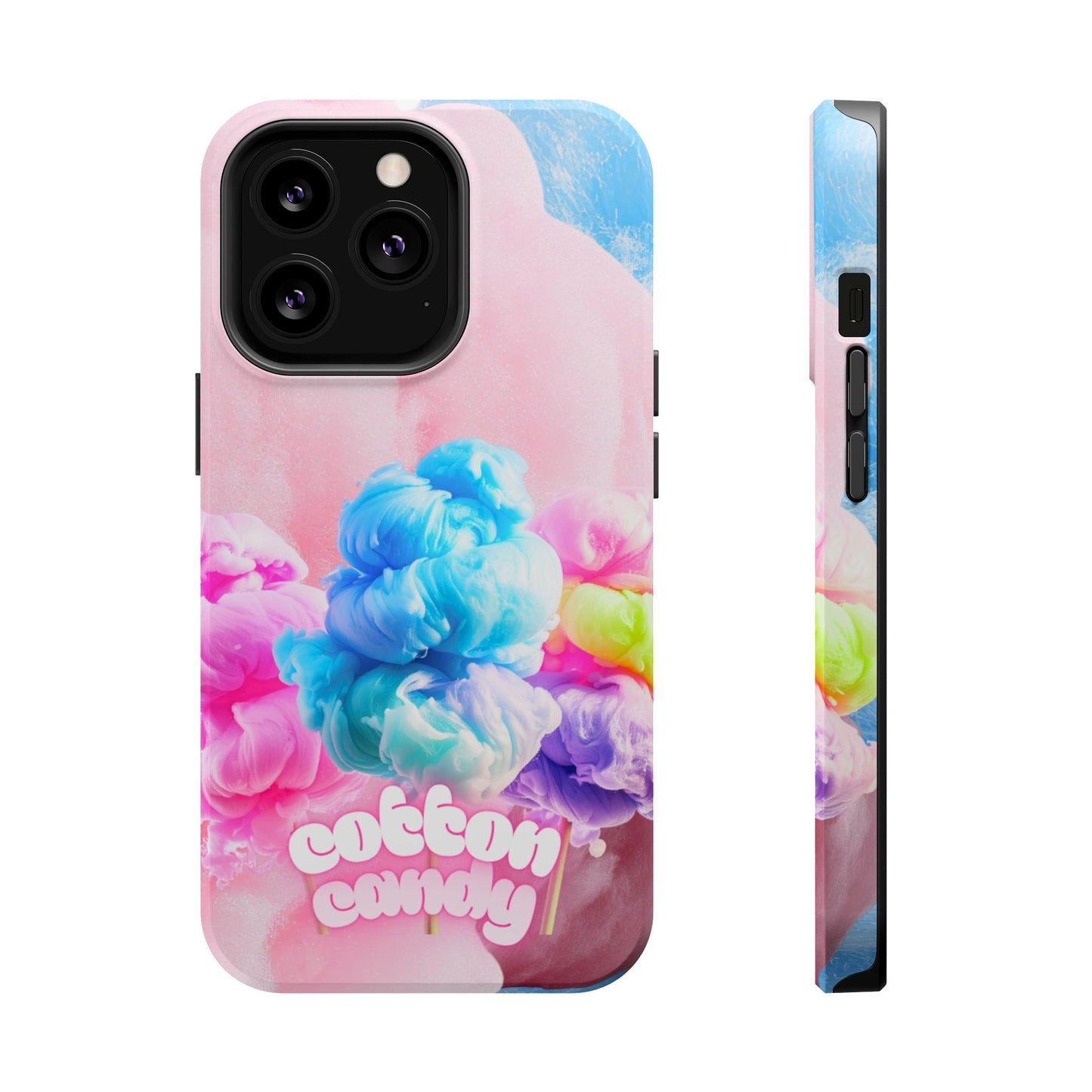 Wireless-Charging Compatible Case – Cotton Candy Dream