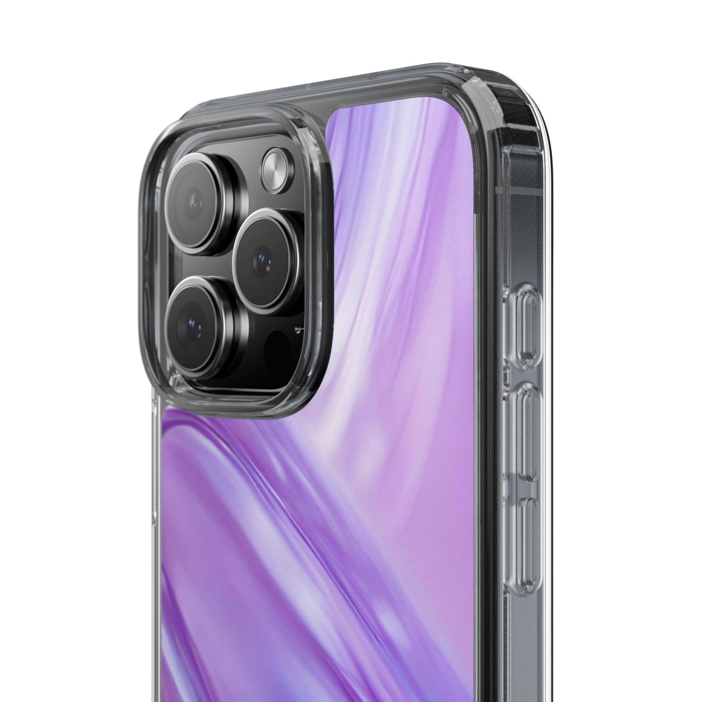 Clear Phone Case – Lavender Wave