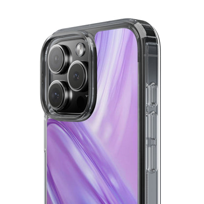 Clear Phone Case – Lavender Wave
