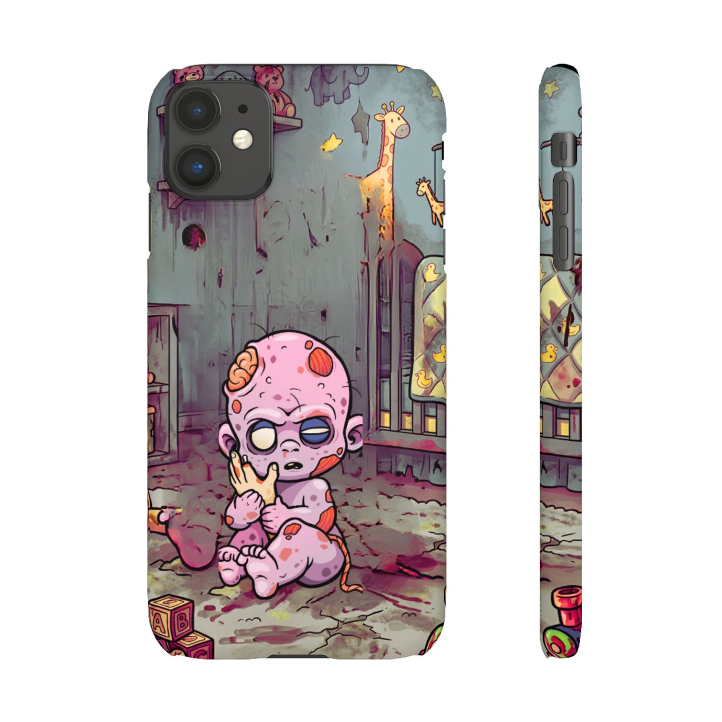 Phone Case — Creepy Cute Zombie Baby Nursery Design