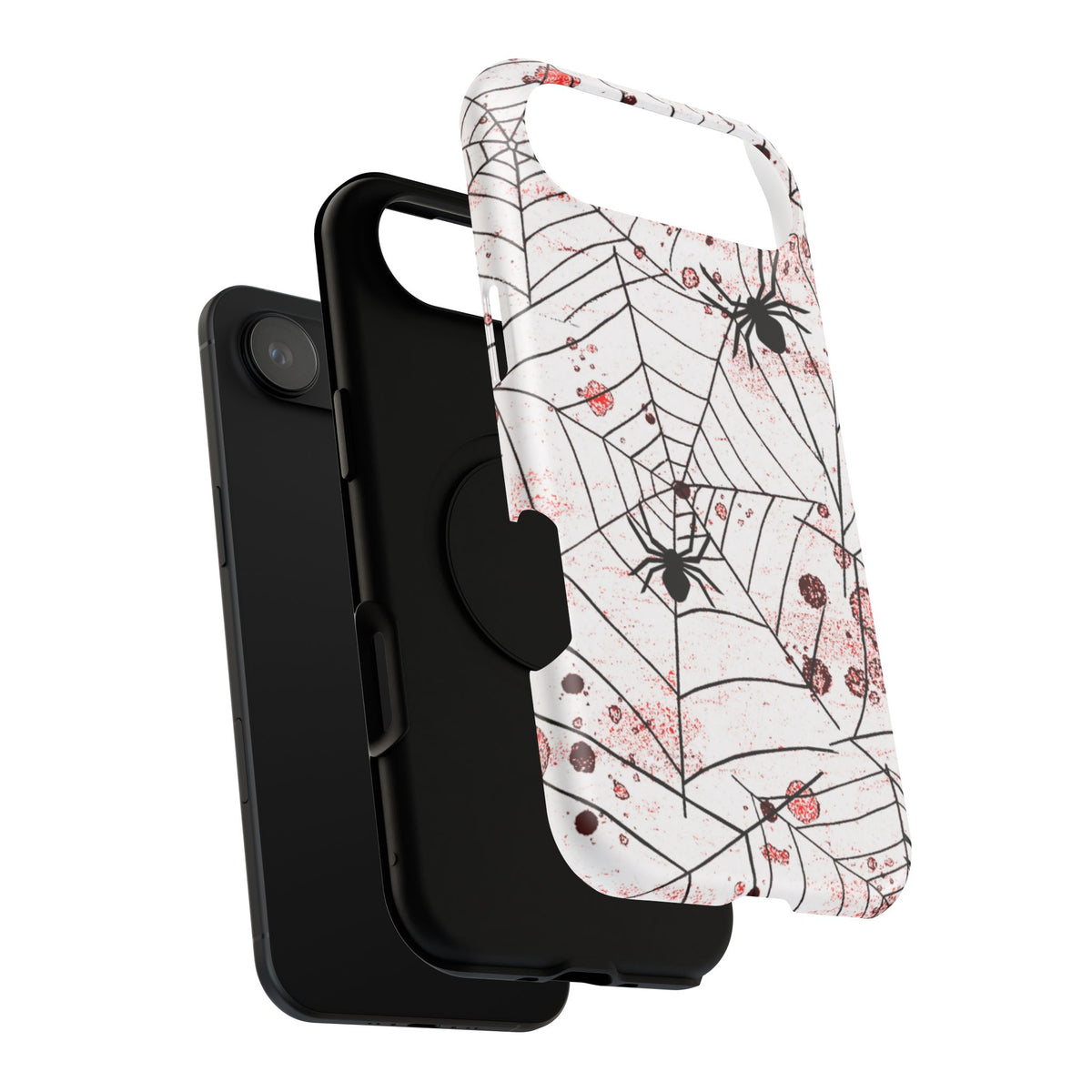 Impact-Resistant Phone Case – Blood Web