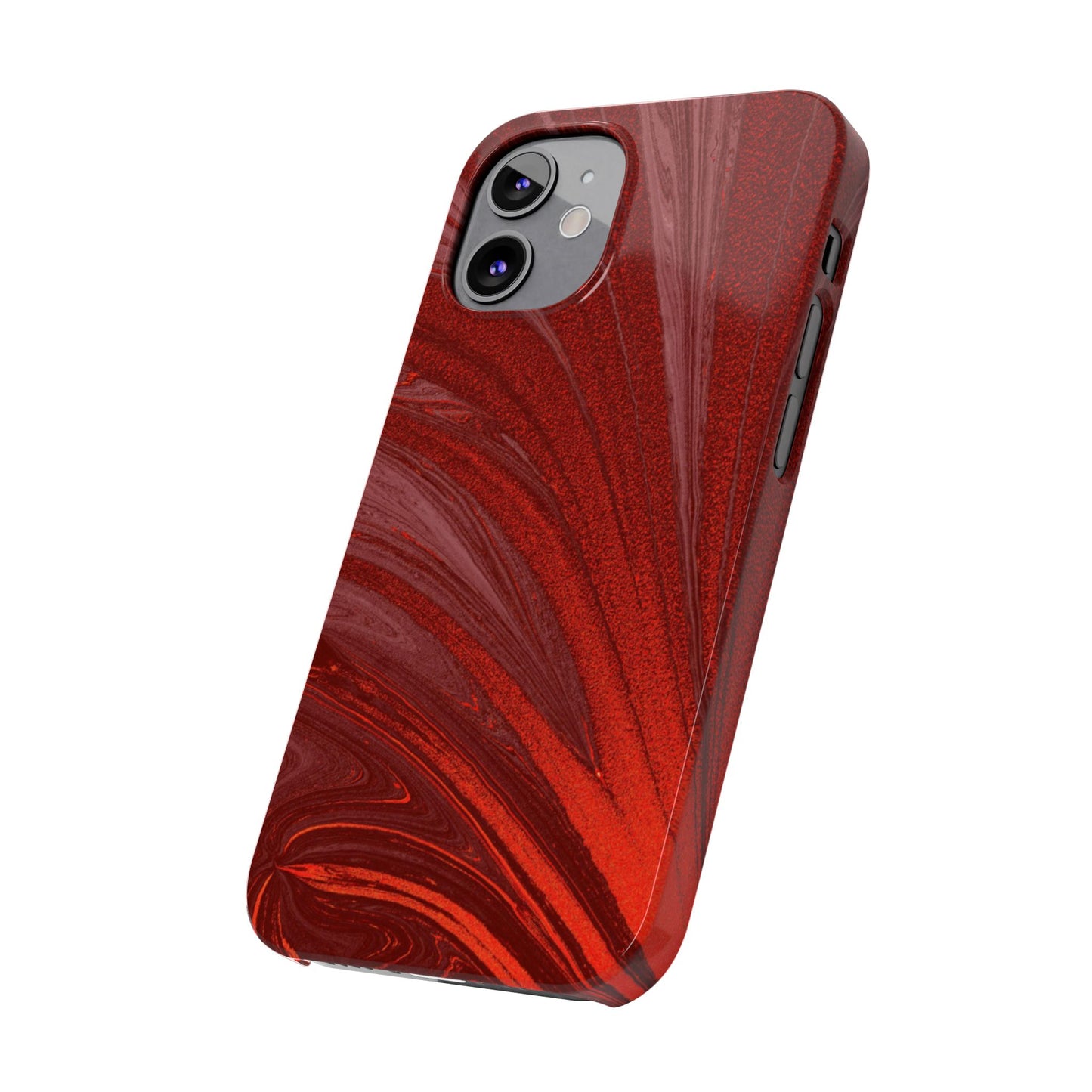 Slim Phone Case — Crimson Current