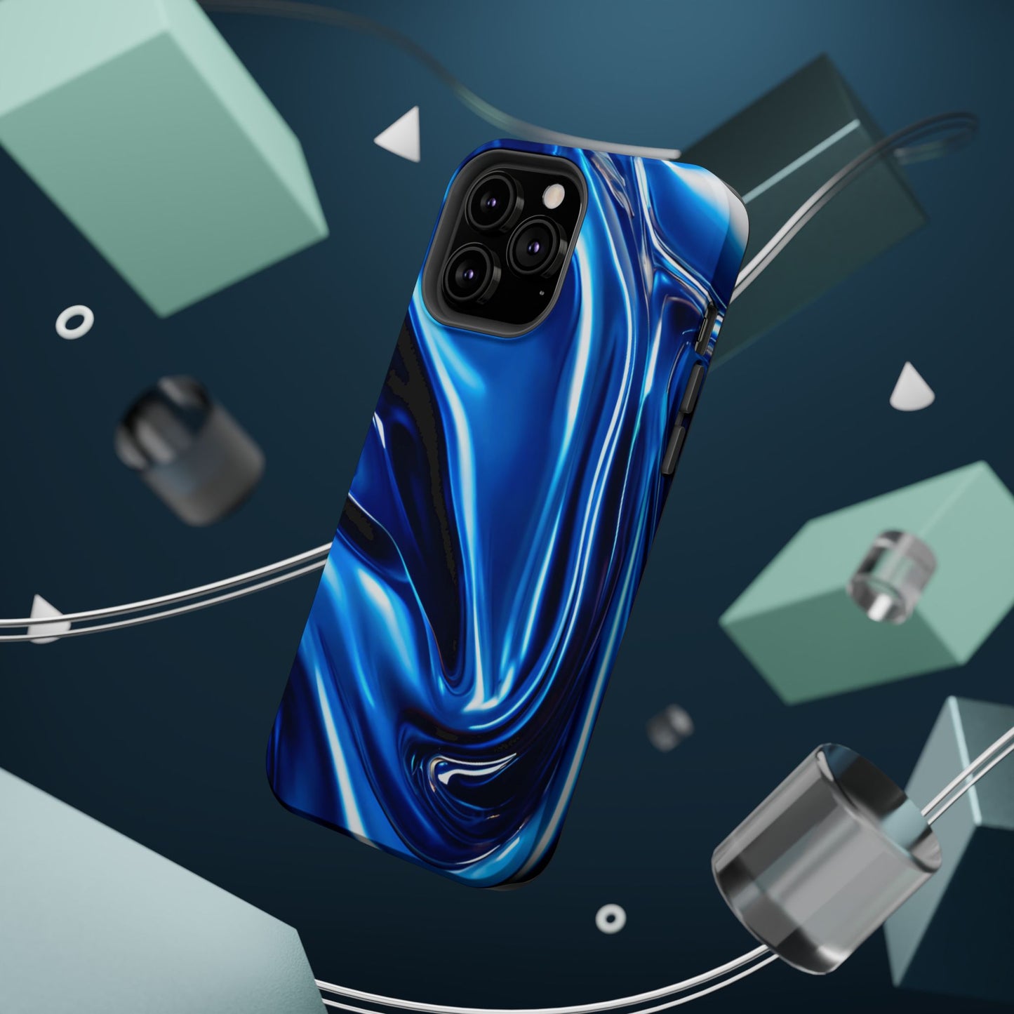 Wireless-Charging Compatible Case – Midnight Surge
