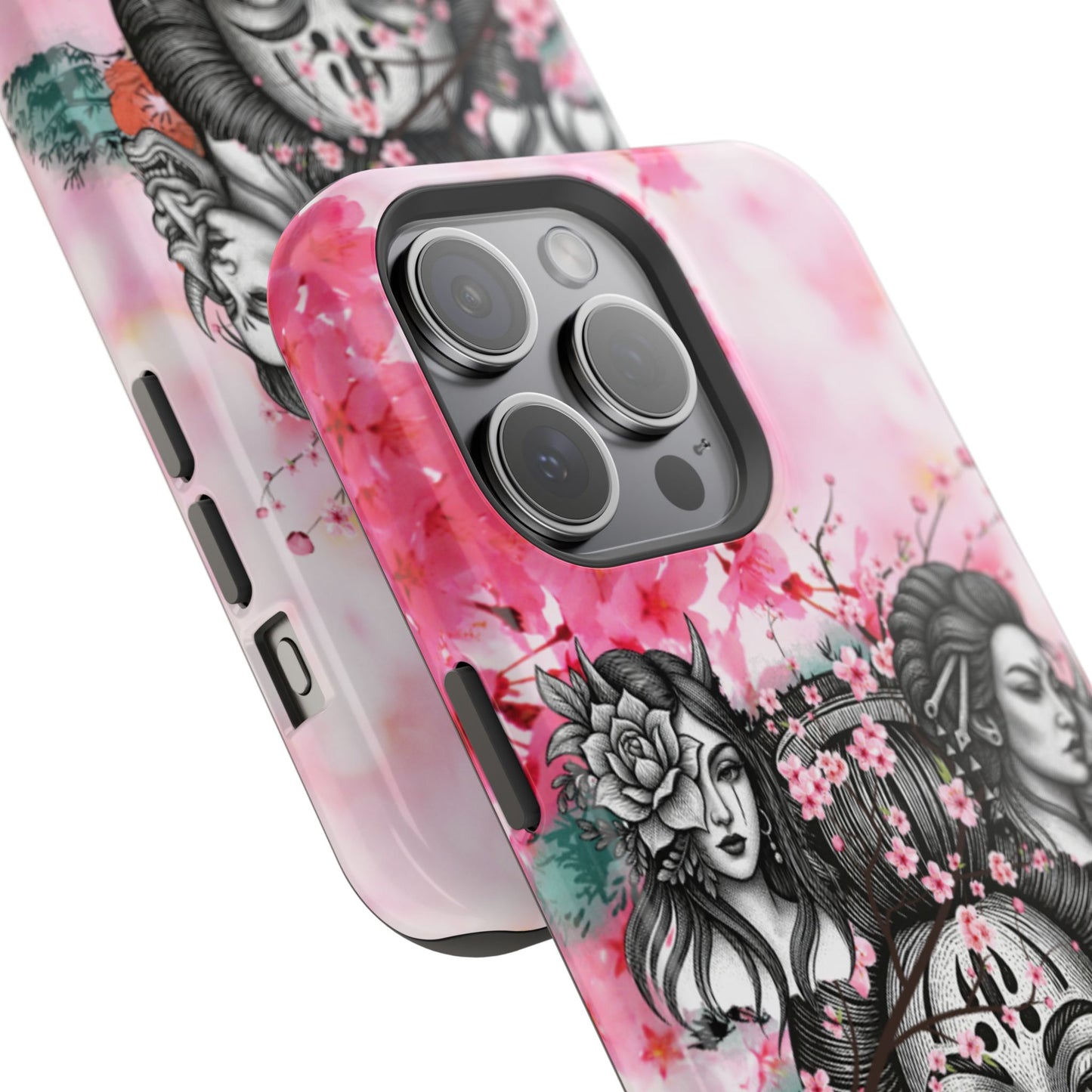 Wireless-Charging Compatible Case – Blossom & Thorn