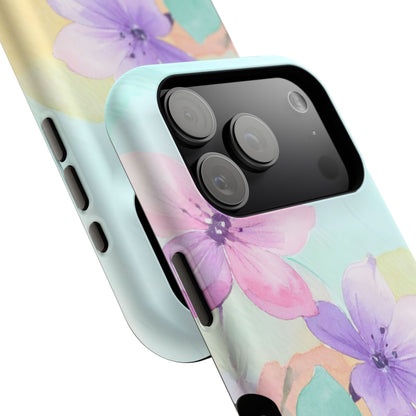 Impact-Resistant Phone Case – Water Petal