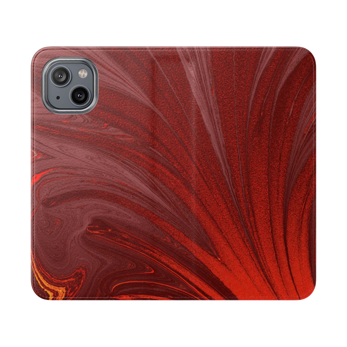 Flip Case – Crimson Current