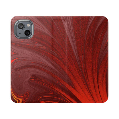 Flip Case – Crimson Current