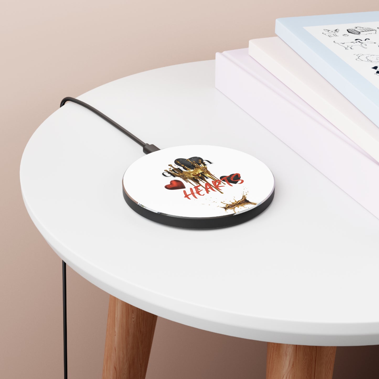 Wireless Charger – Queen of Hearts