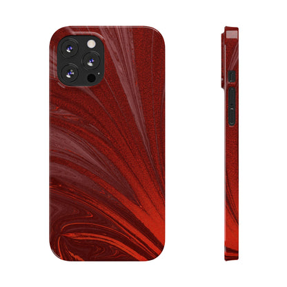 Slim Phone Case — Crimson Current