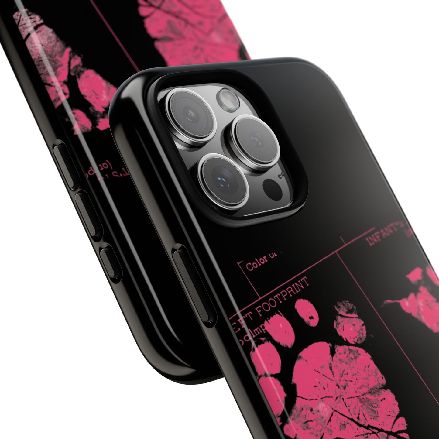 Protective Phone Case – Mom’s Little Pink Footprints