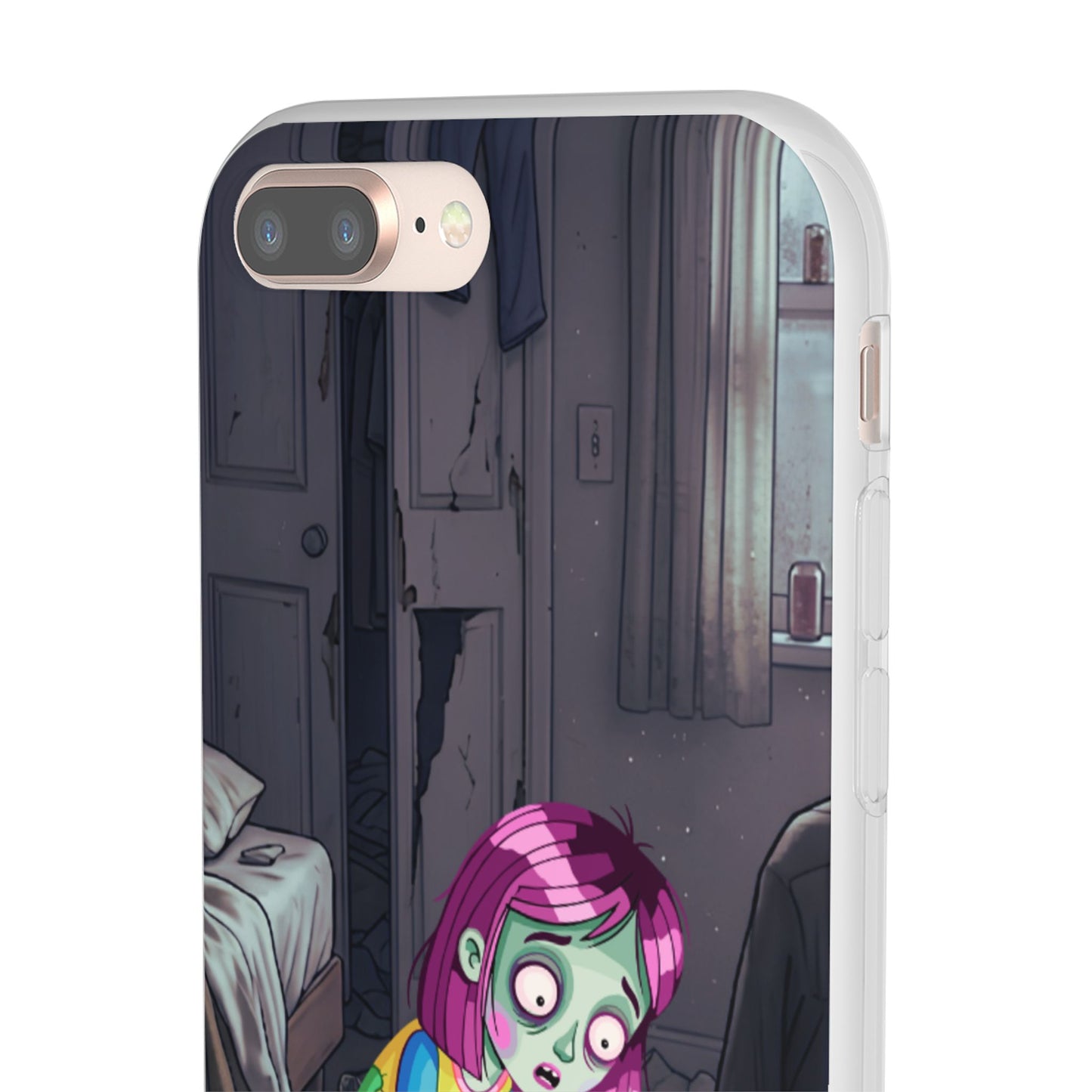 Zombie Girl Phone Case — Cute Creepy Cartoon Phone Cover