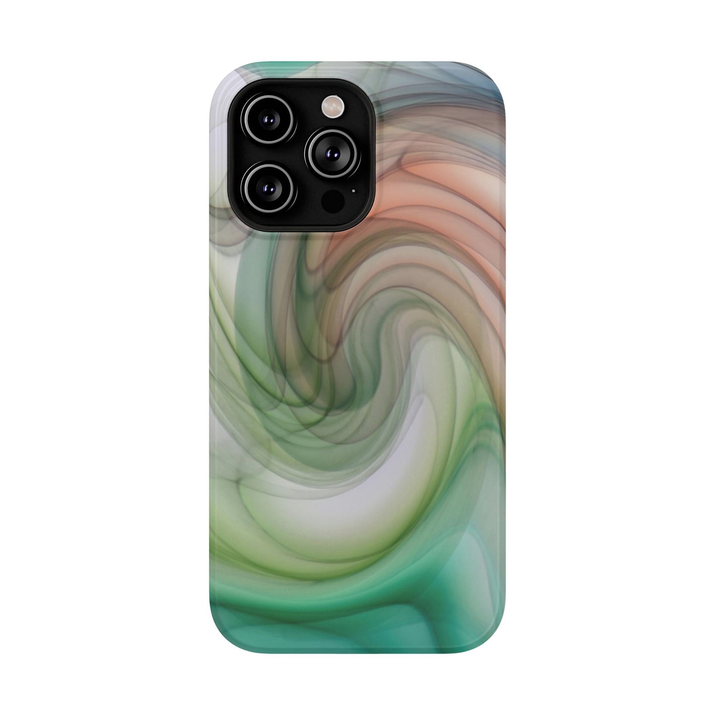 Impact-Resistant Phone Case – Marble Flow