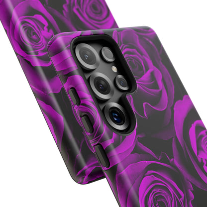 Protective Phone Case – Amethyst Roses