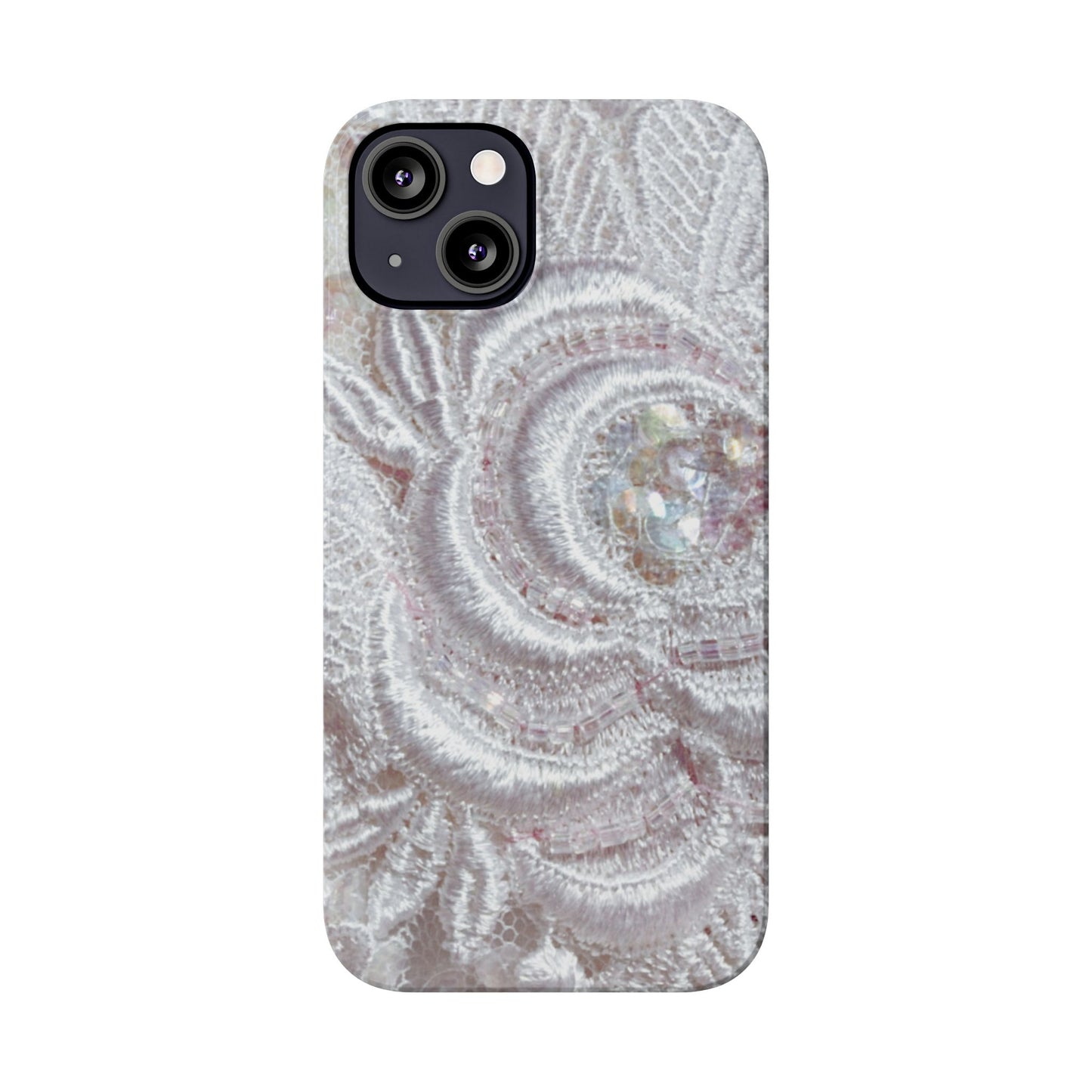 Slim Phone Case – Lace Veil