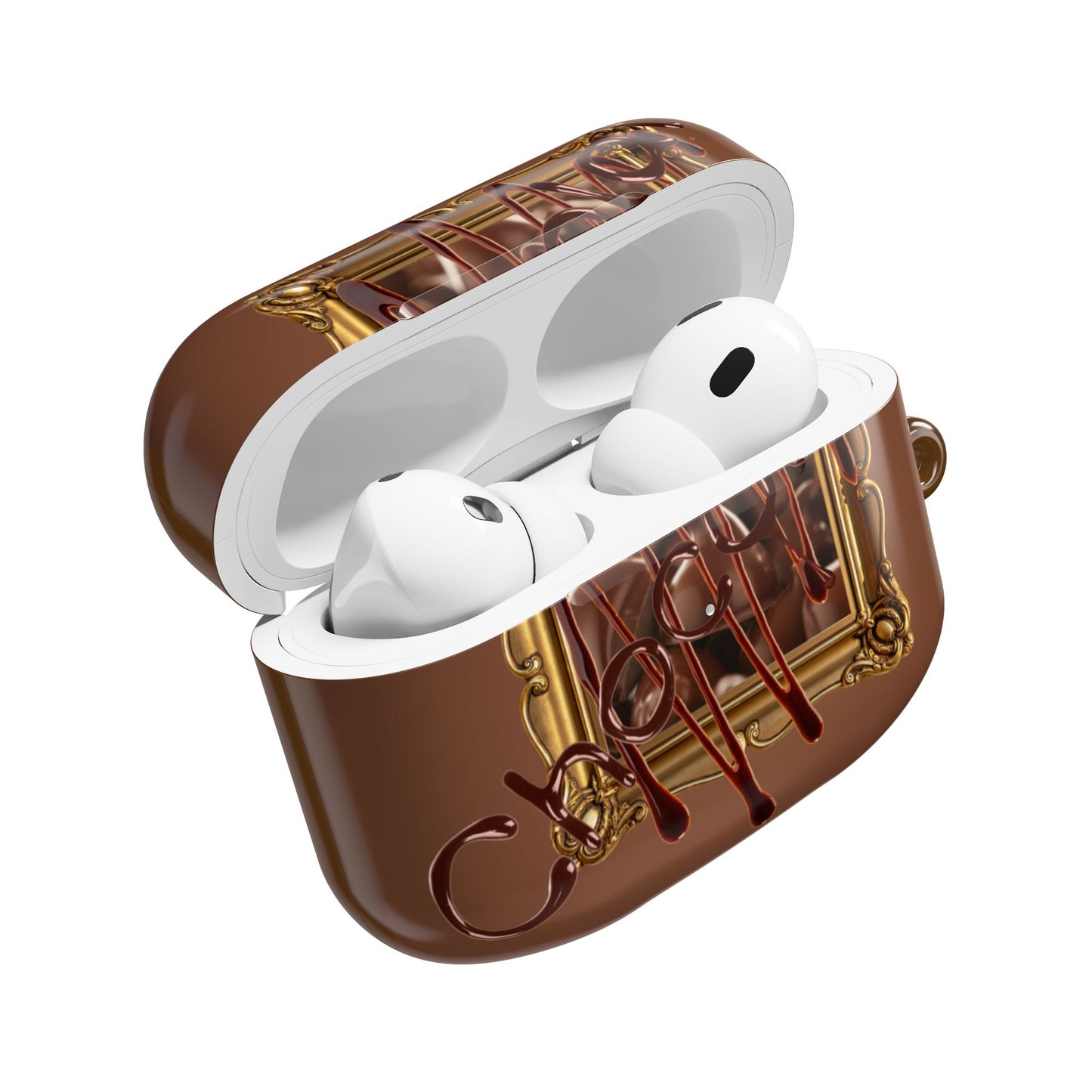 Wireless Earbud Case Cover – Chocolate Truffle