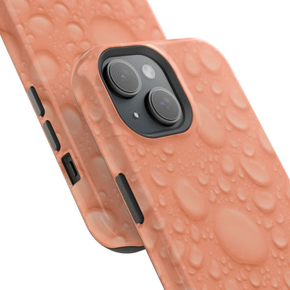 Impact-Resistant Phone Case – Apricot Rain