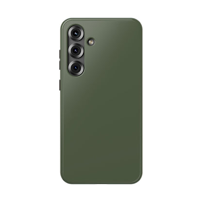 Impact-Resistant Phone Case — Military Green Protective Shockproof Cover