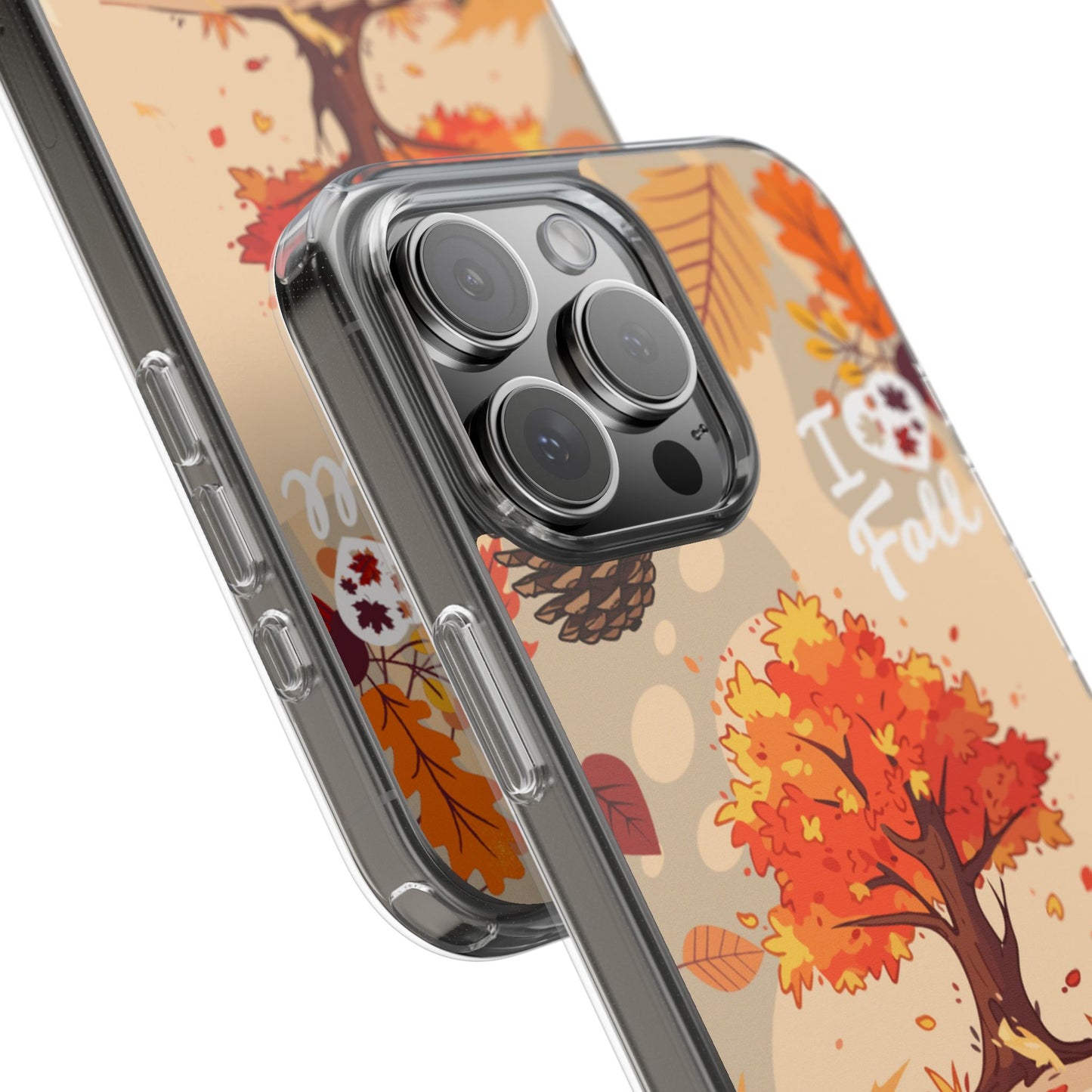 Clear Phone Case – Fall in Love