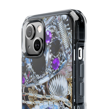 Clear Magnetic Phone Case – Chrome Jewel