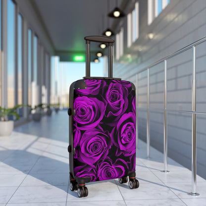 Hardshell Suitcase – Amethyst Roses