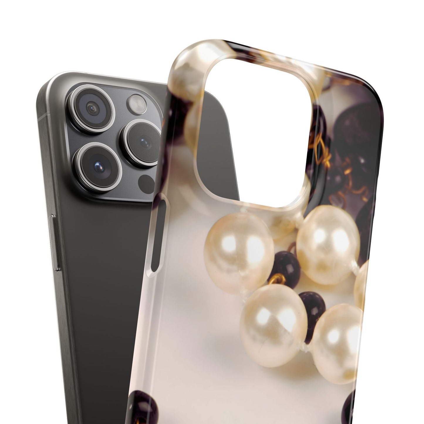 Snap Phone Case – Noir Pearl
