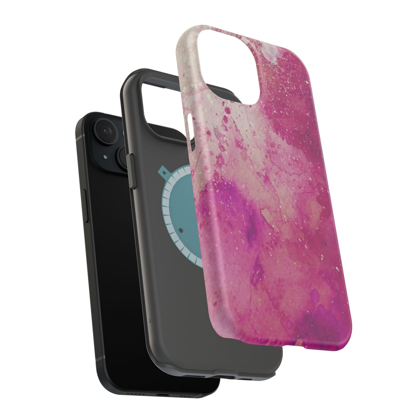 Wireless-Charging Compatible Case – Spilled Wine