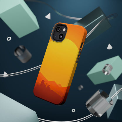 Wireless-Charging Compatible Case – Desert Sunrise