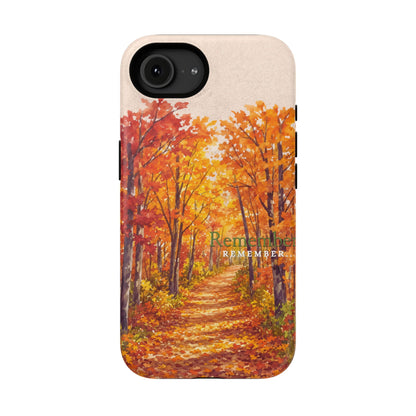 Impact-Resistant Phone Case – Autumn Remembered – Compatible with iPhone 11–17 & Samsung Galaxy S22–S26 Series