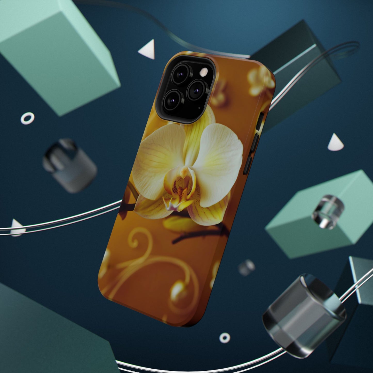 Protective Phone Case – Amber Orchid