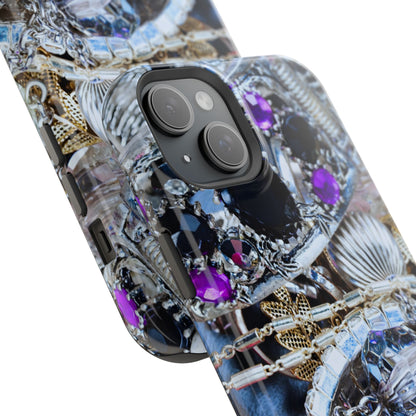 Impact-Resistant Phone Case – Chrome Jewel