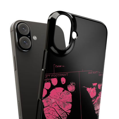 Snap Phone Case – Mom’s Little Pink Footprints