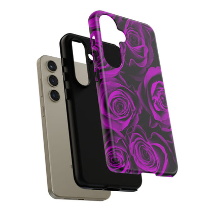 Protective Phone Case – Amethyst Roses
