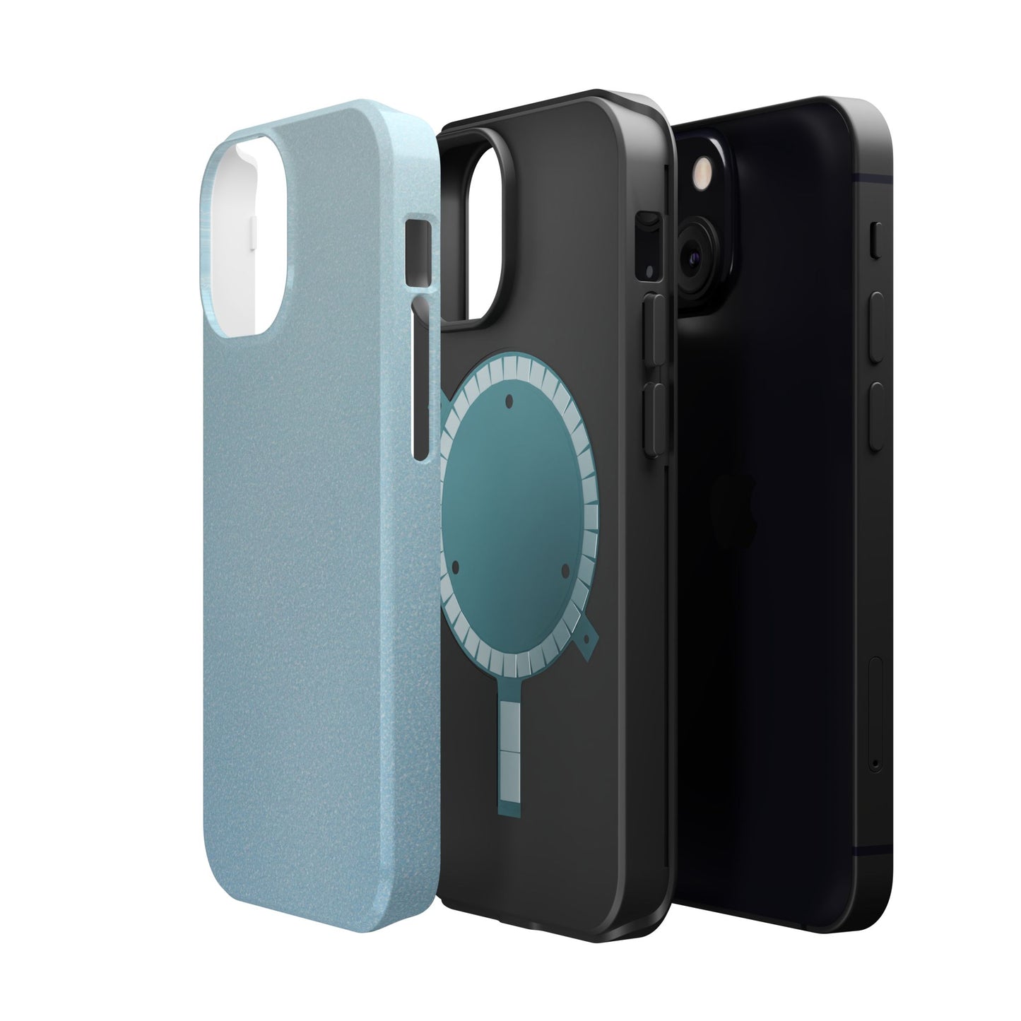 Wireless-Charging Compatible Case – Blue Whisper