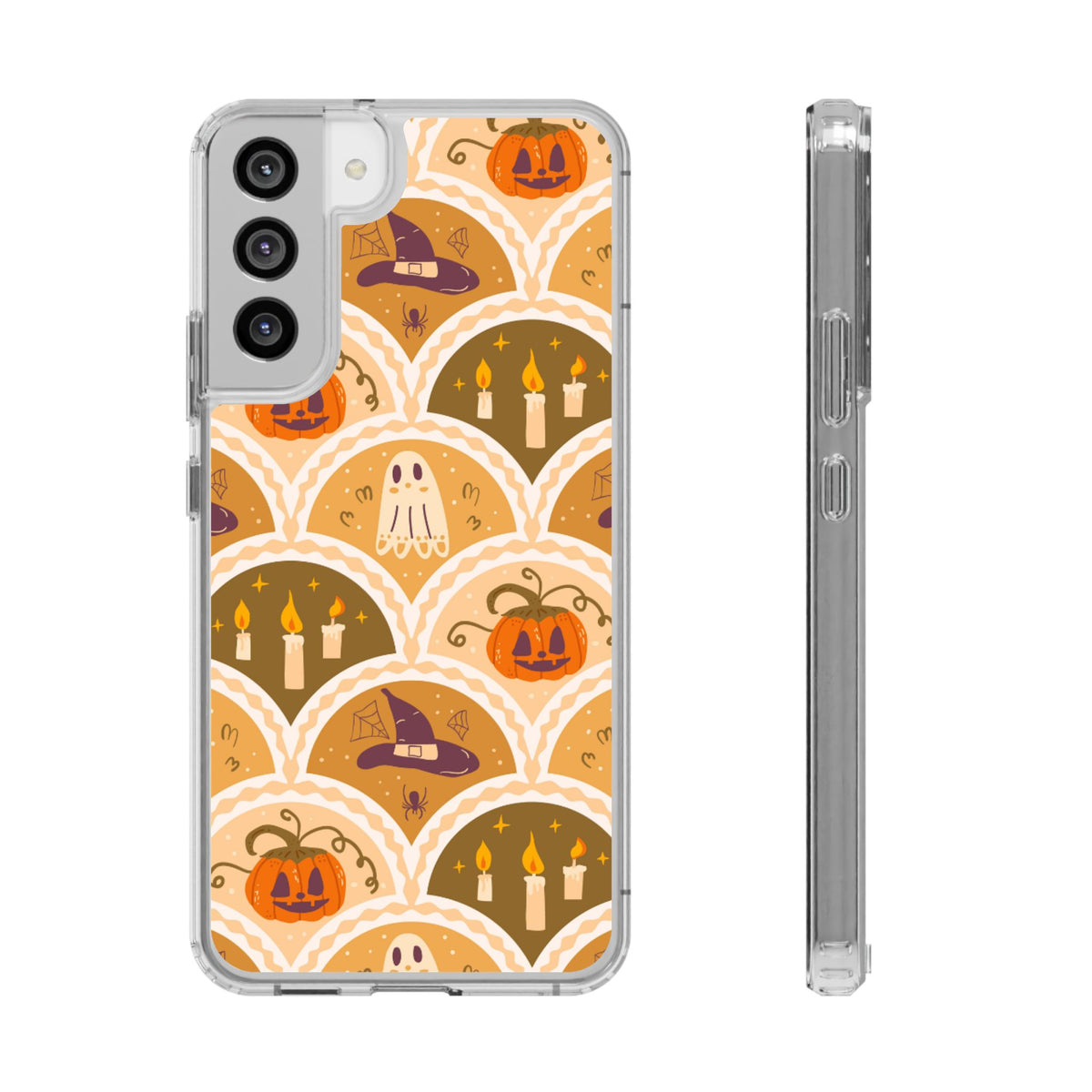 Clear Phone Case – Vintage Haunt – Compatible with iPhone 13–17 & Samsung Galaxy S25–S26 Series