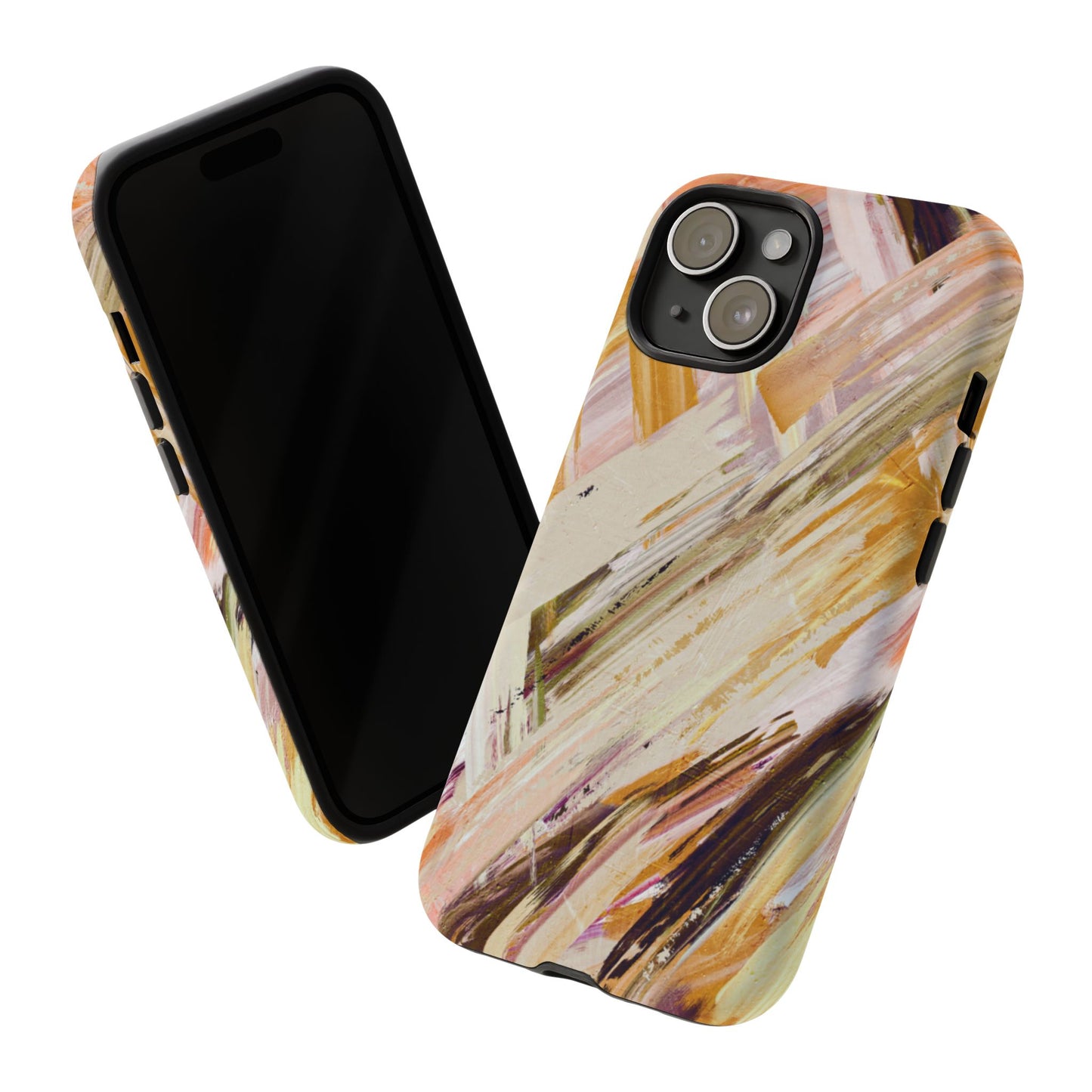 Protective Phone Case – Brush & Bronze