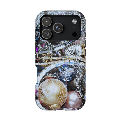 Impact-Resistant Phone Case – Chrome Jewel