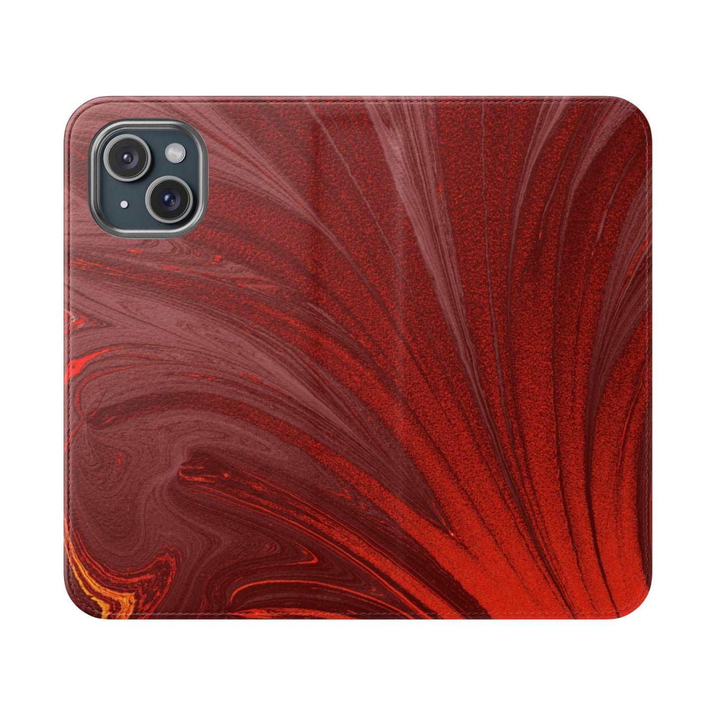 Flip Case – Crimson Current