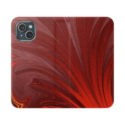 Flip Case – Crimson Current