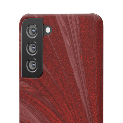 Snap Phone Case – Crimson Current