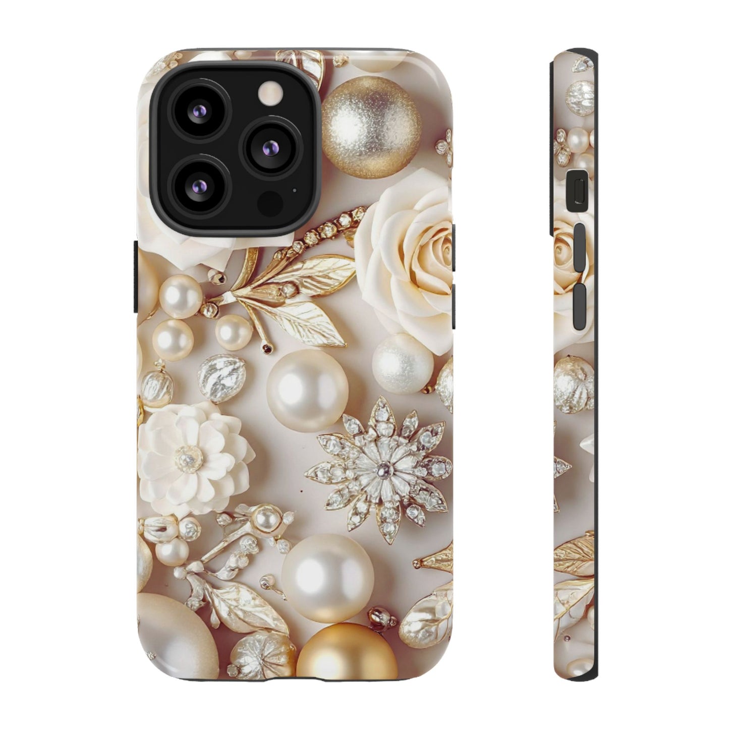 Protective Phone Case – Ivory Opulence