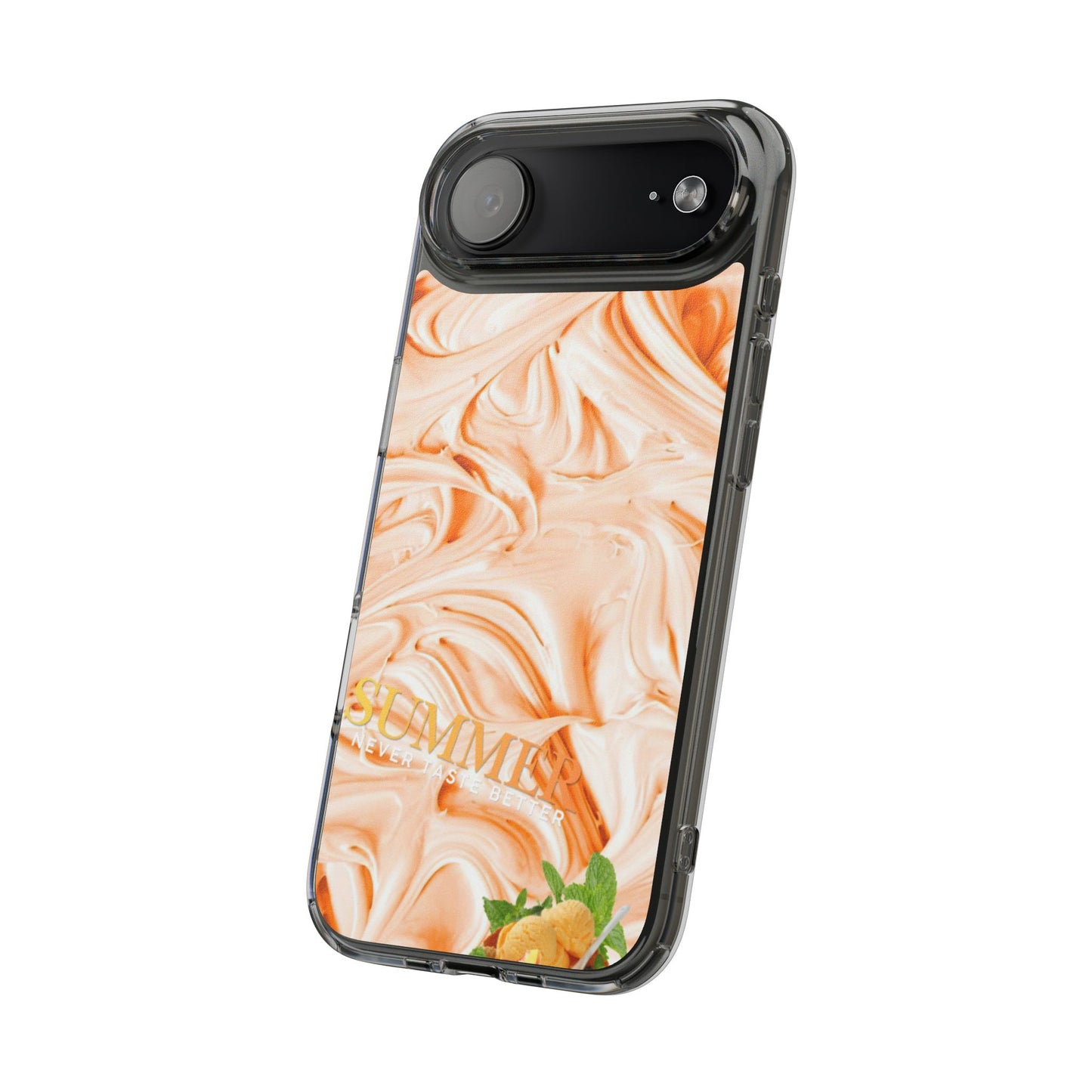 Clear Phone Case – Peach Sorbet