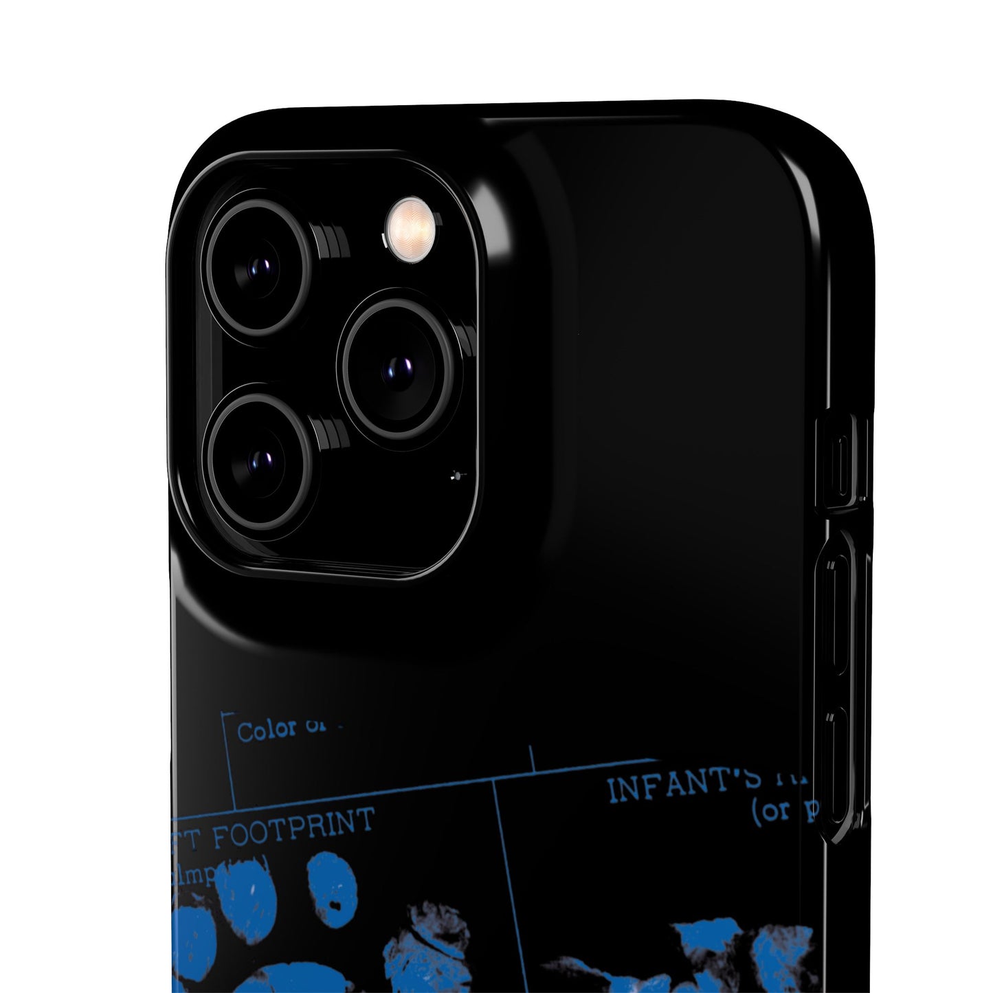 Snap Phone Case – Mom’s Little Blue Footprints