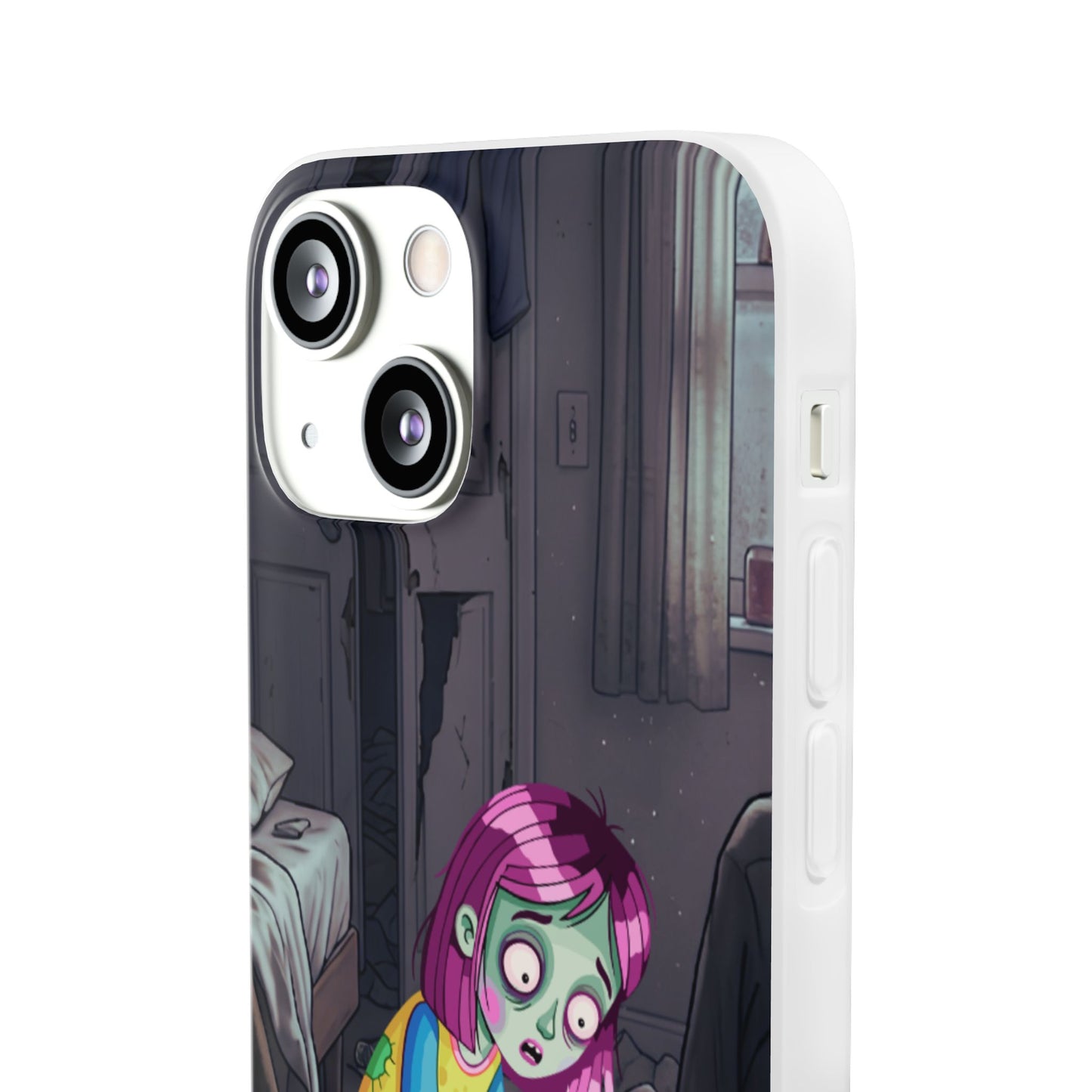 Zombie Girl Phone Case — Cute Creepy Cartoon Phone Cover