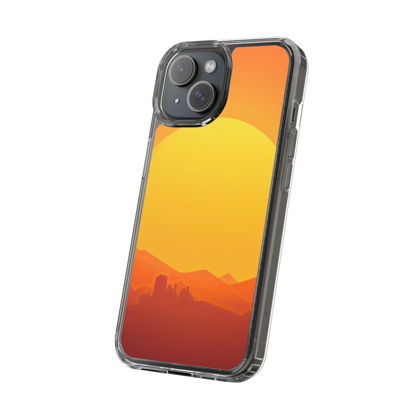 Clear Phone Case – Desert Sunrise
