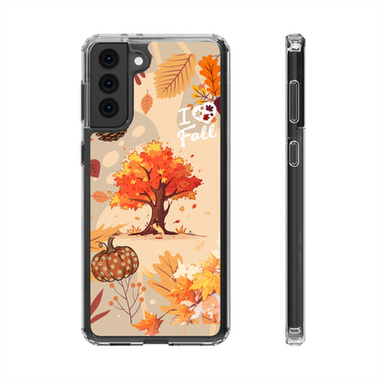 Clear Phone Case – Fall in Love