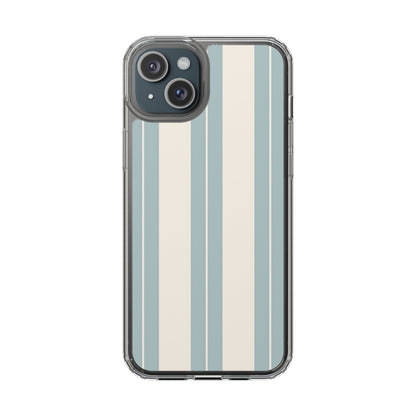 Clear Phone Case – Coastal Stripe